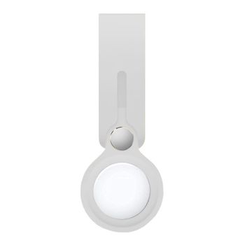 Cool Loop Llavero Silicona Blanco Compatible con AirTag