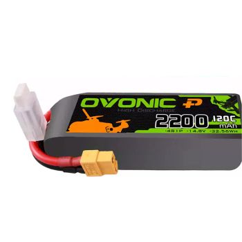 Batería de LiPo de 14.8V 2200mAh 120C 4S Ovonic con conector XT60 para Drone RC