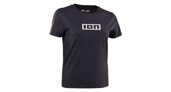 Camiseta de mtb para mujer ion ionic negra