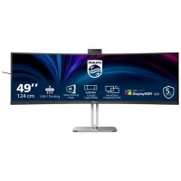 philips 49b2u5900ch 488 led ultrawide dual qhd 75hz curvo webcam usb-c