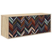 mueble de tv montado en la pared ommen 102 x 33 x 40 cm vidaxl