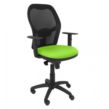 Piqueras y Crespo Jorquera Silla Malla Negro Asiento Verde Pistacho