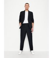 ax armani exchange para hombre 8nzp15znfnz1583 pantalon lino marino 34 casual
