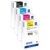 original multipack epson workforce pro wf-5620dwf printer ink cartridges 4 pack -c13t789140