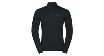 Jersey de manga larga 1 2 cremallera odlo active warm eco black