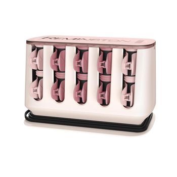 Remington Kit De Rulos Calientes Proluxe H9100 - 20 Rulos  (8 De 25mm Y 12 De 32 Mm), Pinzas De Cerámica, Tecnología Optiheat Para Peinados Mas Duraderos.