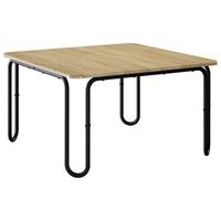mesa de centro roble sonoma 100 x 100 x 45 cm vidaxl
