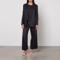 max mara studio angizia linen jacket - uk 8