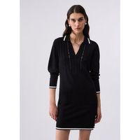 liu jo vestidos vestido corto de punto para mujer