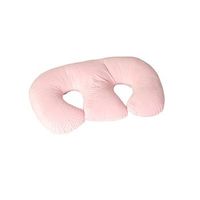almohada multifuncional rosa para lactancia alfombrilla inclinada anti-regurgitacion y antivomitos para recien nacidos soporte para la alimentacion  cama  respaldo 3 en 1