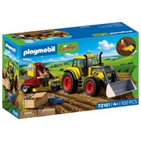 playmobil country tractor con cosechadora de patatas juego de figuras 4 anos - 72161