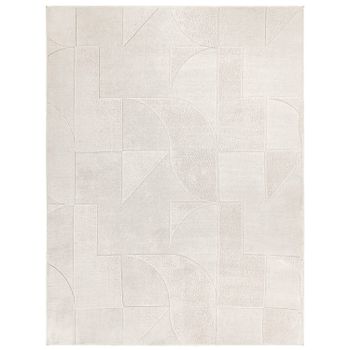 Alfombra moderna Tokko crema 80x150 cm