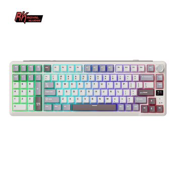 RK ROYAL KLUDGE L98 junta Teclado mecánico inalámbrico zurdo 95% triodo BT/2,4G/USB-C RGB teclado para juegos intercambiable en caliente