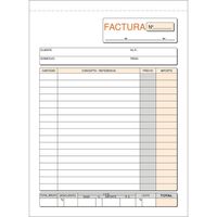 talonario de facturas albaranes de 2 copias 25-35 juegos autocopiativo pack 6 unds
