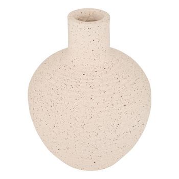 Ted Boule Jarrón 33x33x43 Cm Blanco
