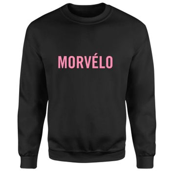 Morvelo Logo Rosa Unisex Sweatshirt - Black - M - Black