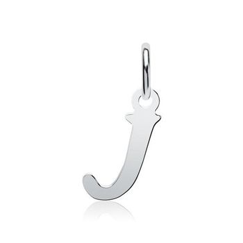 Colgante de plata 925 letra J