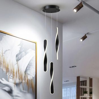 Lámpara colgante led twist (3x10w)