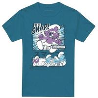 the smurfs camiseta manga watch for biting smurf para hombre