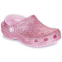crocs zuecos classic chunky glitter clog k para nina