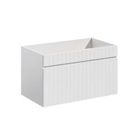 mueble bajo lavabo 80cm tableros laminados blanco