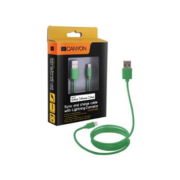 Certified Apple MFi Ultra-Compact Phone Cable Green