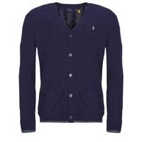 polo ralph lauren chaqueta de punto chaqueta de punto trenzado en lana y casemira para hombre
