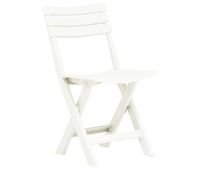 sillas de jardin plegables 2 unidades plastico blanco