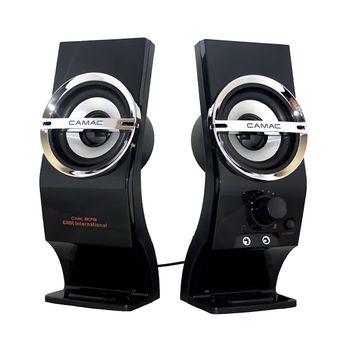 LIFA CAMAC Altavoces para ordenadores con cable USB universal, altavoecs para PC, reproductores de sonidos CMK878