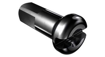 Boquilla de laton dt swiss pro head para radios rosca 2 0 longitud 14mm negro  x100
