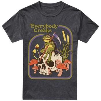 Steven Rhodes Camiseta Everybody Croaks para mujer