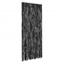 cortina mosquitera  mosquitera gris antracita chenilla 90x200 cm
