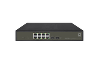 switch semigestionable level one hilbert 8p poe 101001000 130w 2p sfp 101001000 carcasa metalic
