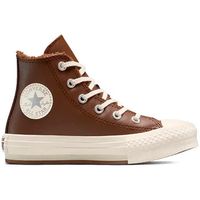 converse zapatillas altas chuck taylor all star lift fuzzy-lining platform para nina