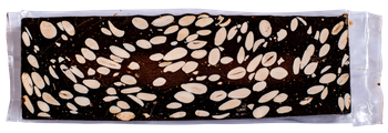 Turrón Chocolate Negro Puro con Almendras, 500 gramos