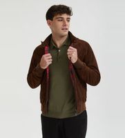 baracuta para hombre brcps0939ut2623 chaqueta de piel g9 marron oscuro l casual