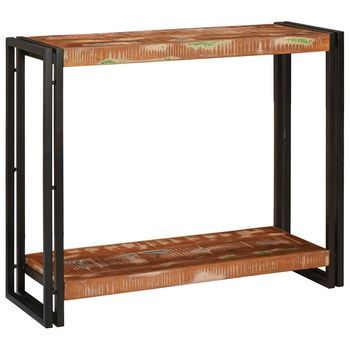 Mesa Consola 90 X 33 X 75 Cm Madera Sólida Recuperada Vidaxl