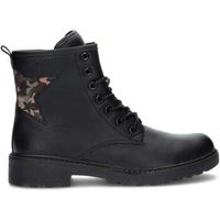 geox botines j9420g black para nina