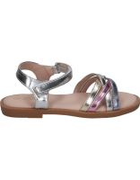 sandalias para nina jupifly 7022 color plata 26