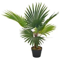 planta artificial con maceta de palmera verde 70 cm decoracion interior dec022037