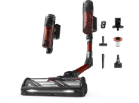aspirador escoba - rowenta rh9a73 x force flex 1360 animal care 380 w 065 l 60 min sin cables multisuperficie especial mascotas rojo