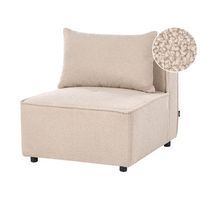 sillon modular de boucle modulo de 1 asiento sala de estar moderno beige axebo
