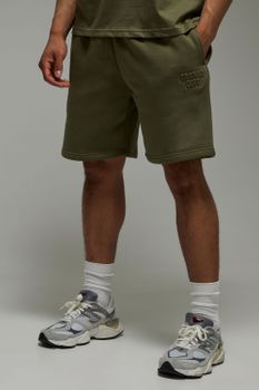 Pantalón Corto Man Active Holgado Con Estampado Training Dept, Verde