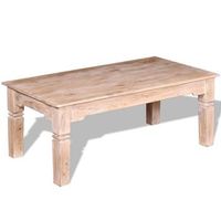 mesa de centro de madera de acacia 110x60x45 cm vidaxl