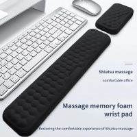 almohadilla para reposamunecas para teclado y raton espuma viscoelastica soporte para reposamanos cojin ergonomico para muneca espuma viscoelastica para ordenadores portatiles