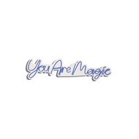 iluminacion led decorativa de plastico you are magic azul 18x69x2 cm