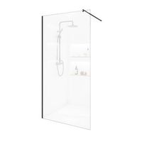cabina de ducha esg glass baki - 120 x 200 cm negro