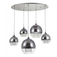 lampara de techo fermi 5 luces