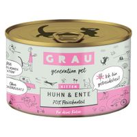 grau kitten sin cereales - pollo y pato 6 x 200 g
