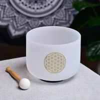 eu direct cvnc 528hz 8c nota diseno de flor cuenco cantor de cristal mate para la meditacion